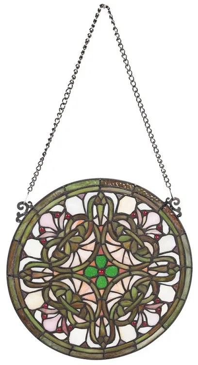 Vitrážový panel ŠTVORLÍSTOK 30 CM