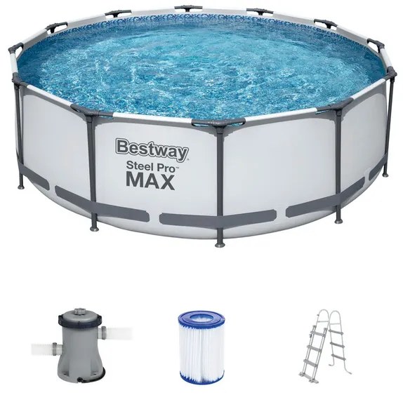Bestway Bazén s príslušenstvom Steel ProMAX™, Ø 3,6 x 1 m  (100314112)