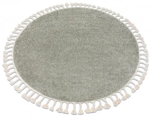 Dywany Łuszczów Kusový koberec Berber 9000 green kruh - 120x120 (priemer) kruh cm