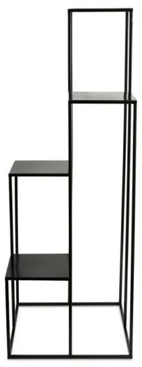 Stojan na kvety 110x40 cm čierna