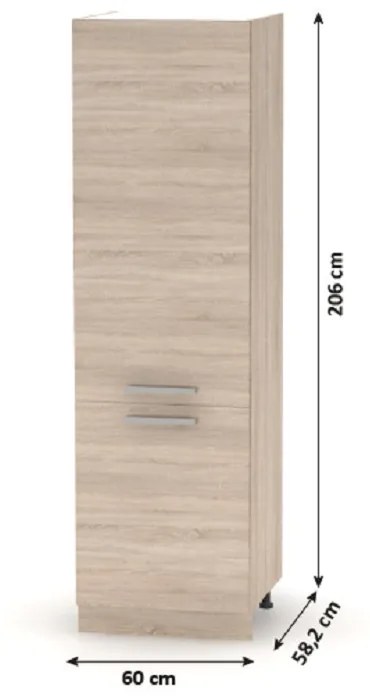 Kondela Potravinová skrinka, dub sonoma, NOVA PLUS NOPL-081-60