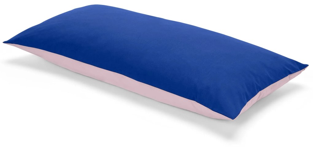 Obliečky na vankúš z renforcé, 2 ks, tmavomodrá a ružová