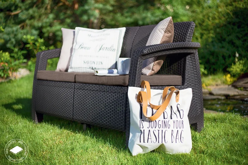Keter CORFU LOVE SEAT MAX - hnedá