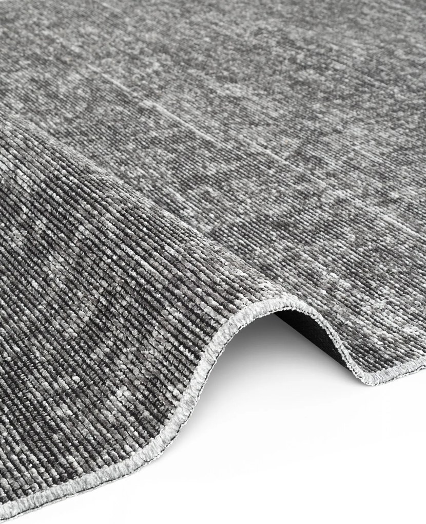 ELLE Decoration, Behúň Brilliance Prisma 106310 Silver Grey z kolekcie Elle, 80x250, šedá, obývacia izba