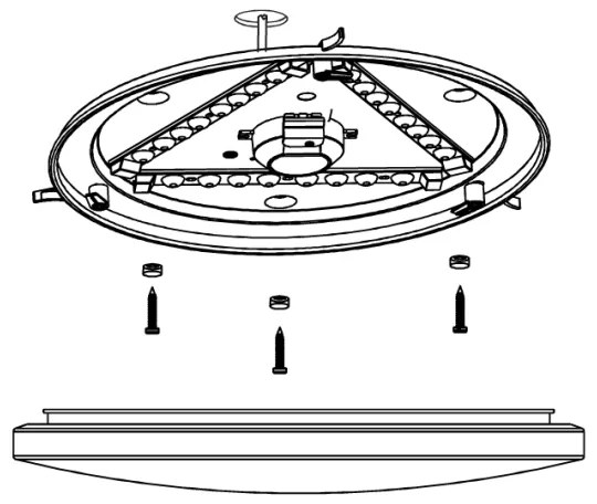 Eglo 97884 - LED Kúpeľňové stropné svietidlo FRANIA LED/17,3W/230V