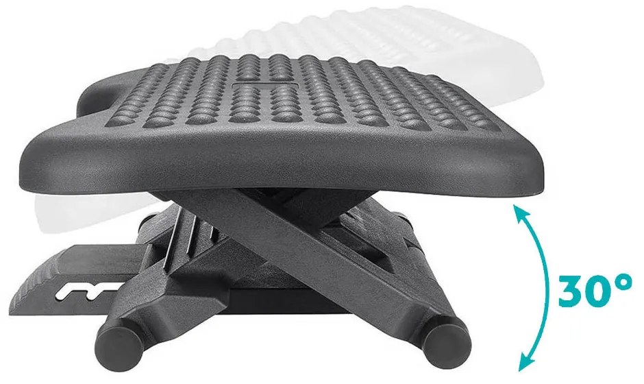 Kancelárska podnožka s nastaviteľnou výškou