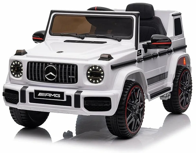 Baby Mix Detské elektrické autíčko Mercedes-BenzG63 AMG, biela
