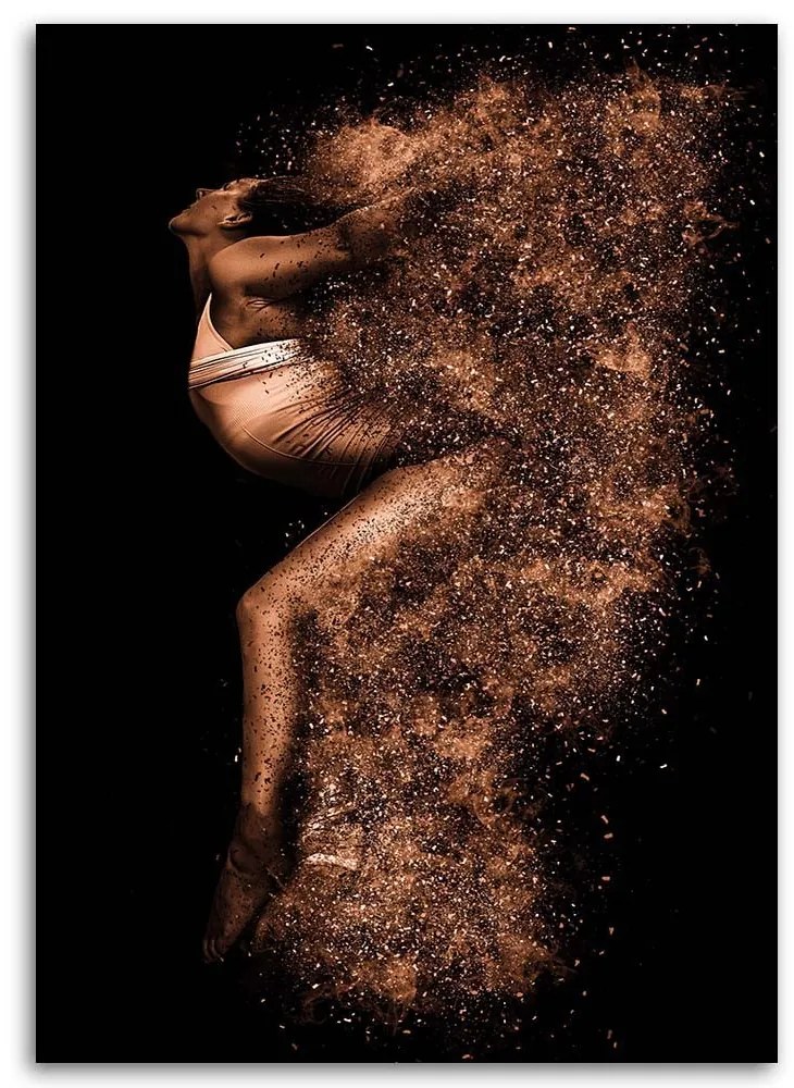 Gario Obraz na plátne Krásna žena v zlatom prachu Rozmery: 80 x 120 cm