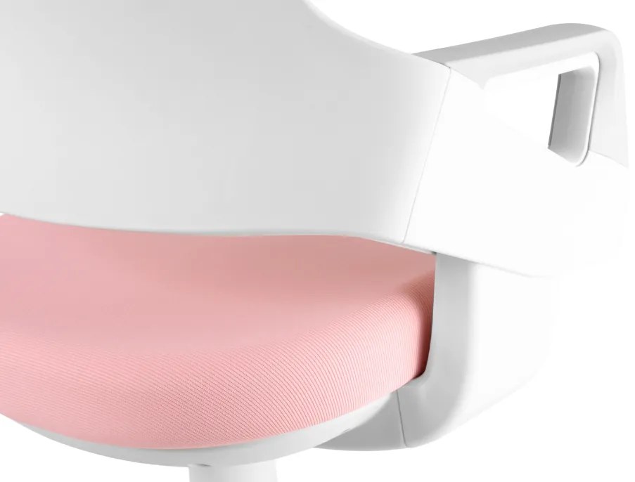 Detská rastúca stolička Neoseat KIDDY FIVE — látka, prateľný poťah, ružová