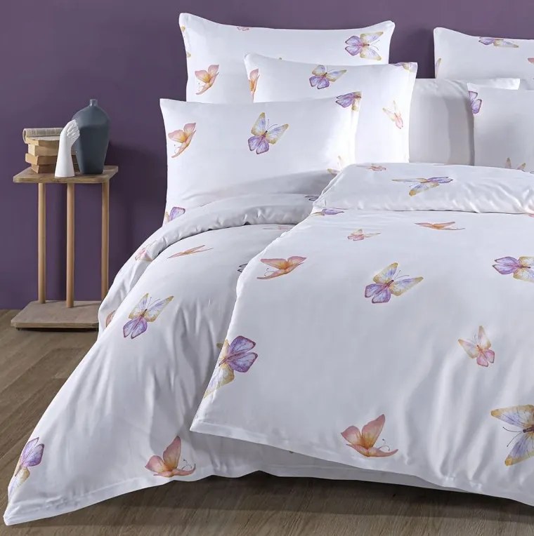 Saténové obliečky Flutter 140x200/70x90 cm