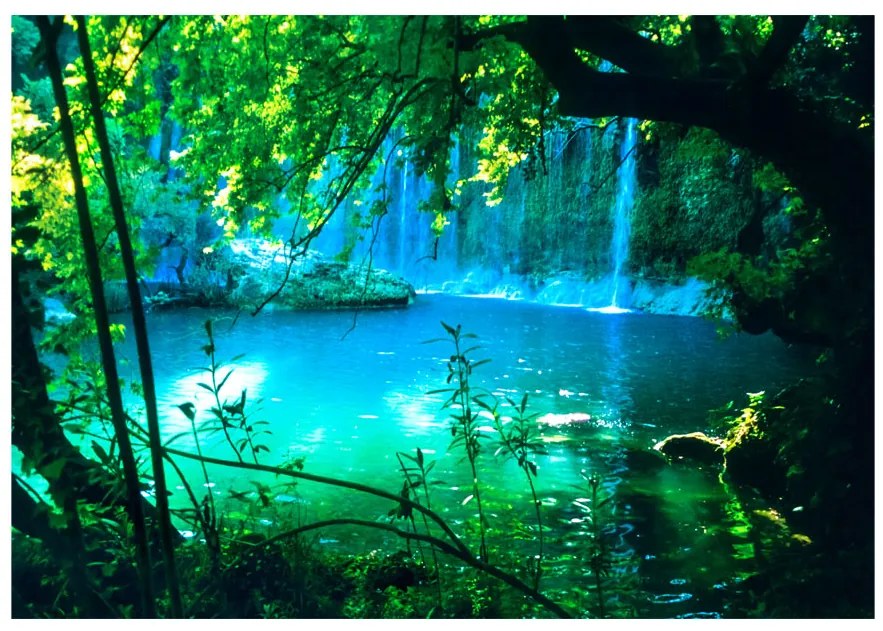 Samolepiaca fototapeta - Vodopády Kursunlu (Antalya, Turecko) 147x105