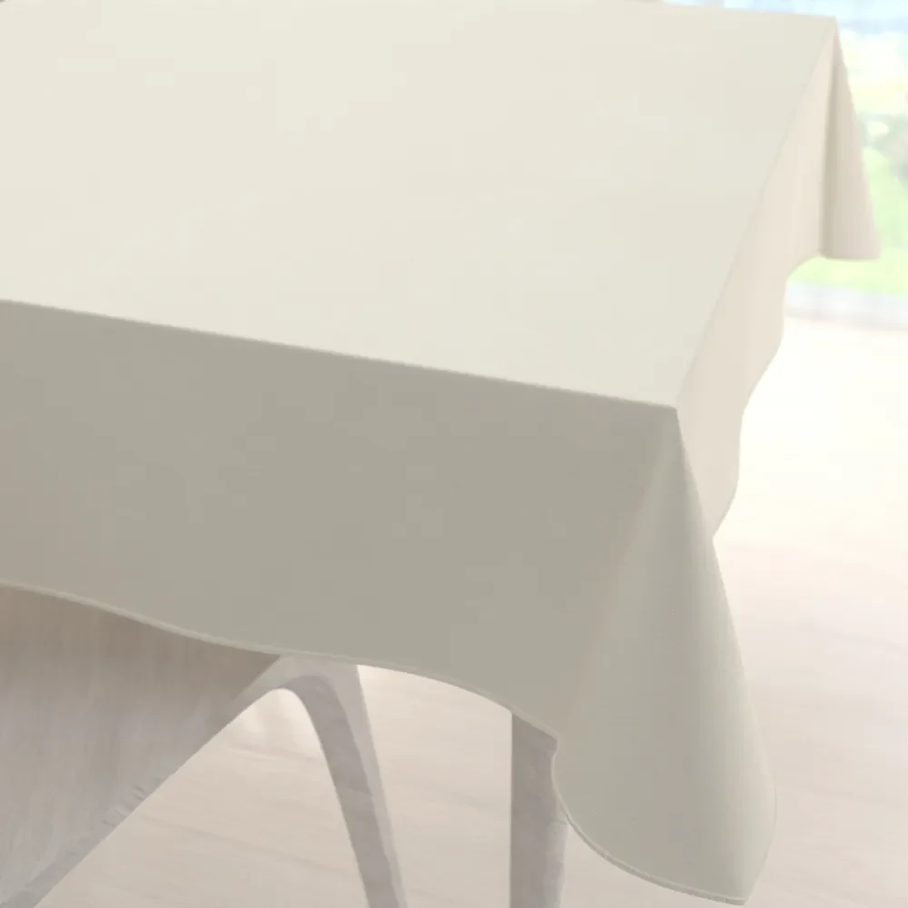 Biante Teflónový štvorcový obrus TF-051 Smotanový 130x130 cm