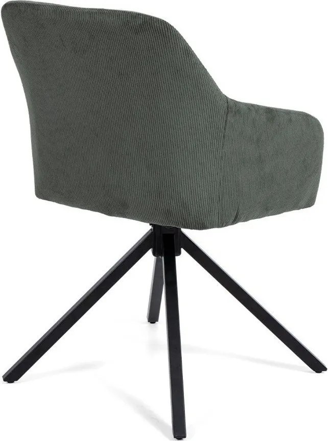 Zelené čalúnené jedálenské kreslo Lunio – Bonami Essentials