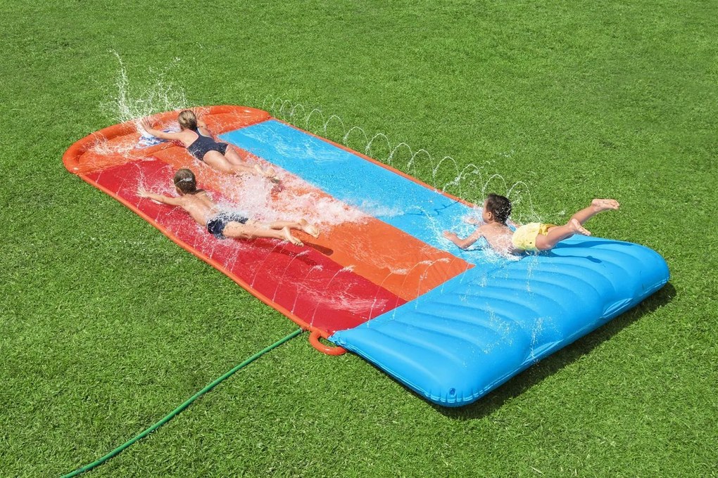 Bestway_B Bestway 52479 H2OGO!® Tsunami Splash Ramp™ tobogán pre 3 osoby 488 x 214 cm 52479
