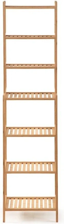 Bambusový kúpeľňový regál v prírodnej farbe 40x154 cm Skaren – Bonami Essentials