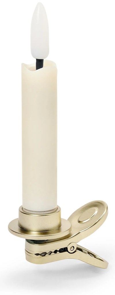 LED sviečky na vianočný stromček, 12 ks