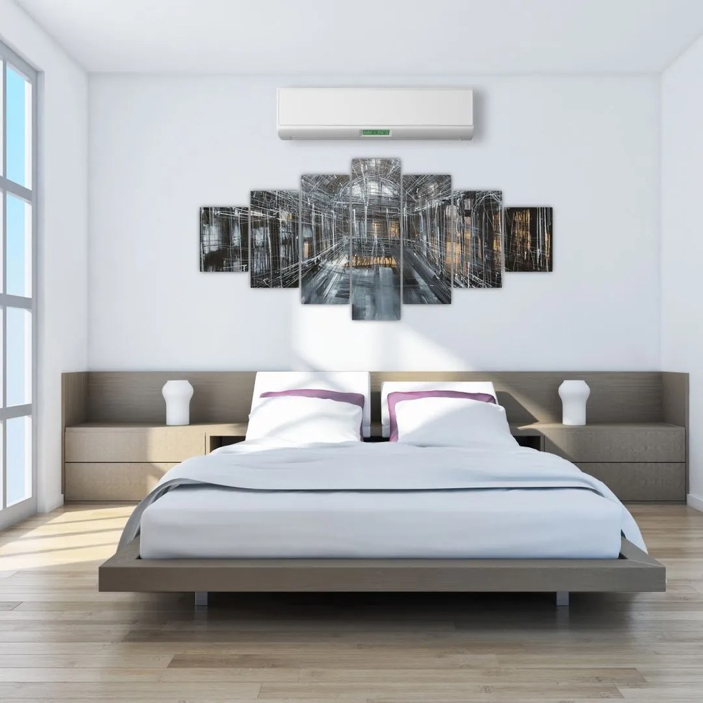 Obraz staničnej haly