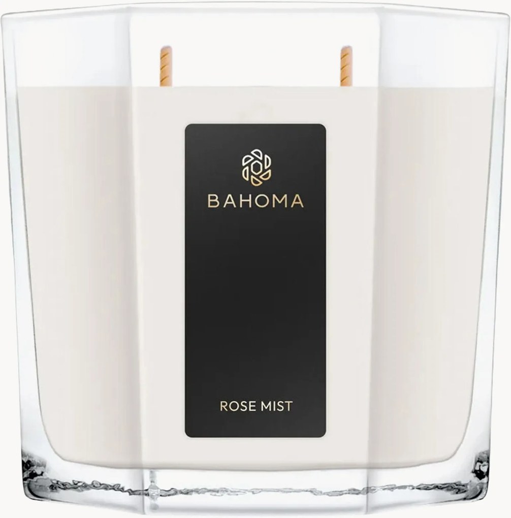 Ručne vyrobená vonná sviečka Mist (Rosebud, Mandarin)