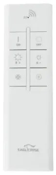 LED luster Celia 43 čierne s diaľkovým ovládaním