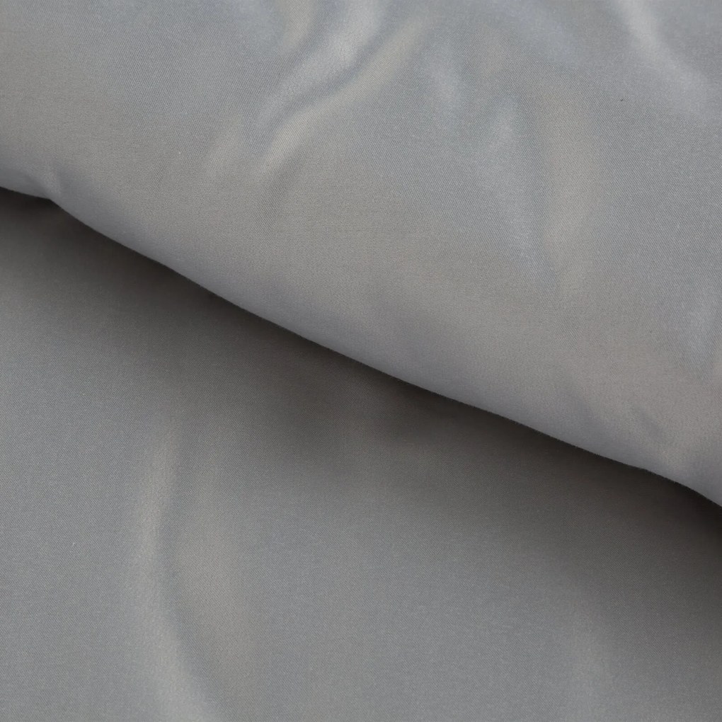 BAVLNENÉ OBLIEČKY HARMONY 200X220 CM, 2KS 70X80 CM STRIEBORNÉ