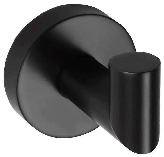 Sapho Sapho, X-ROUND BLACK háčik, čierna matná, XR208B