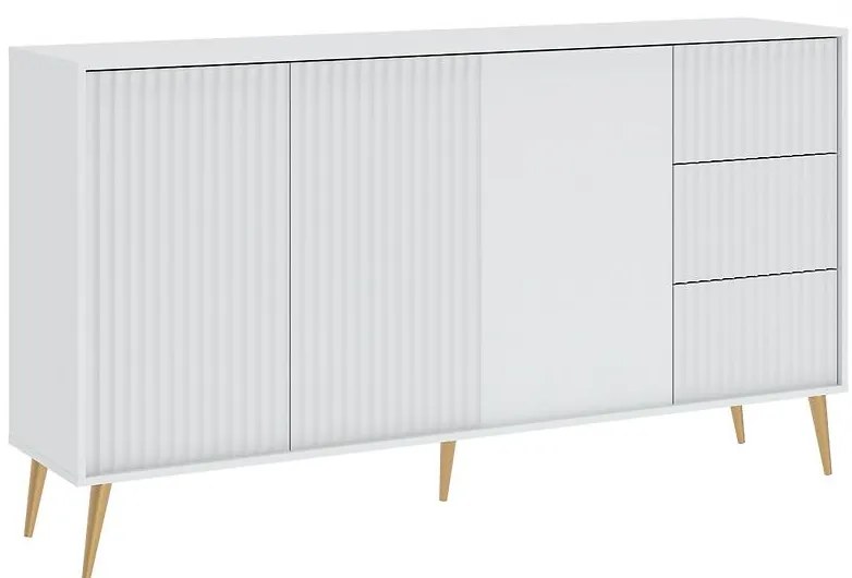 Komoda 3D3S Barcelona biela