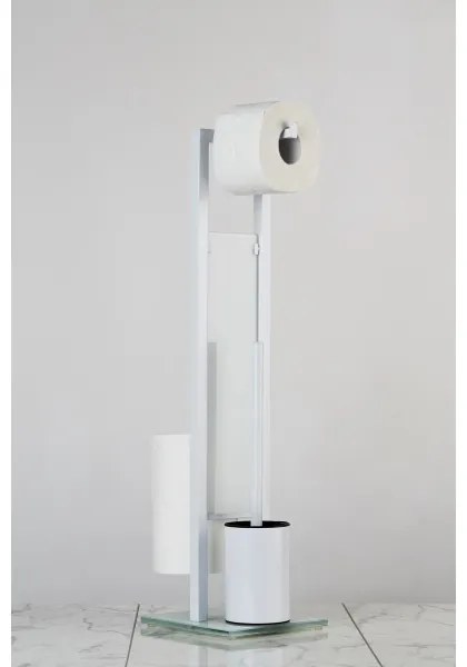 WENKO 21565100 - WC kefa RIVALTA 18x70 cm biela/čierna