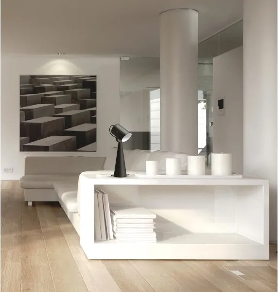 Kanlux 36261 - Stolová lampa LARATA 1xE27/5W/230V čierna