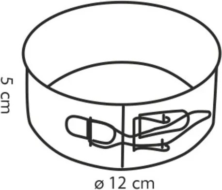 Tescoma Delícia forma na tortu 12 cm, 12 cm
