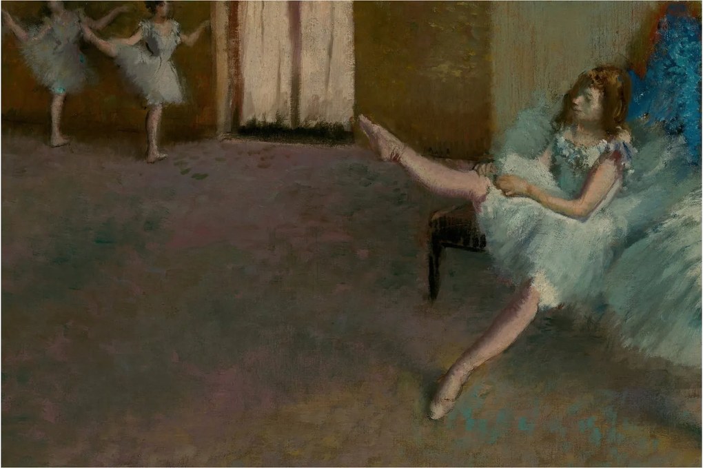 Obraz - Edgar Degas, Before the Ballet, reprodukcia (90x60 cm)