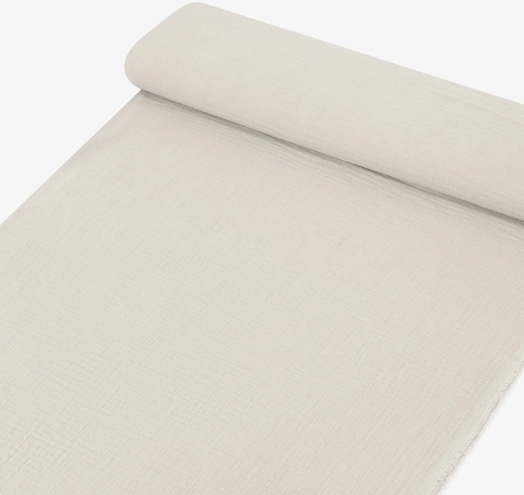 Goldea mušelínová látka – prírodná 240 cm