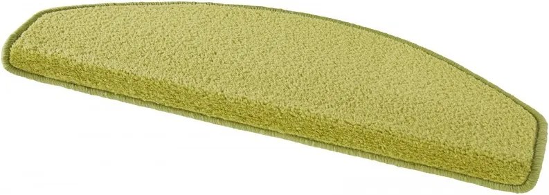 Hanse Home Sada 15ks nášľapov na schody: Fancy 103009 zelené, samolepiaci - 23x65 polkruh (rozmer vrátane ohybu), sada 15 ks