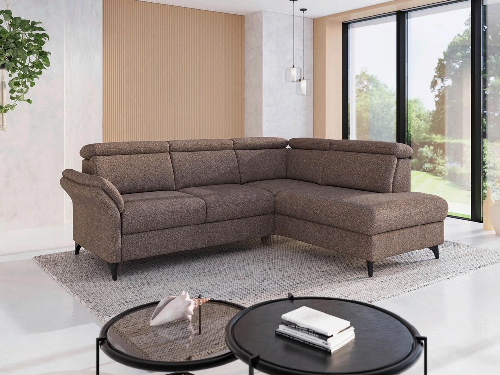 XXXLutz ROHOVÁ SEDAČKA, textil, cappuccino Sit & More - Sedačky - 00014402583Z