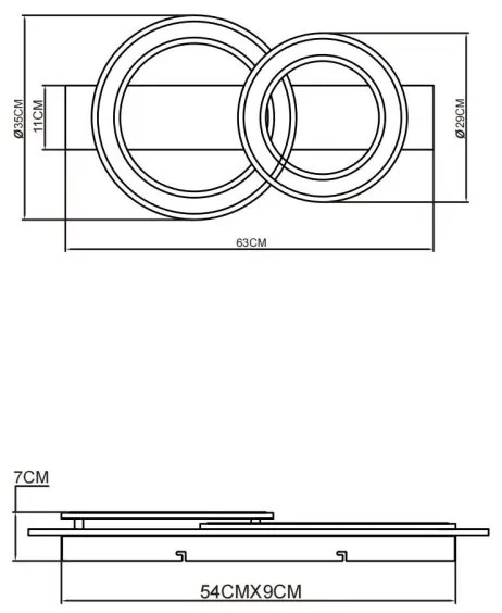 Globo 48038-40 - LED Stropné svietidlo JAYDEN LED/40W/230V hnedá