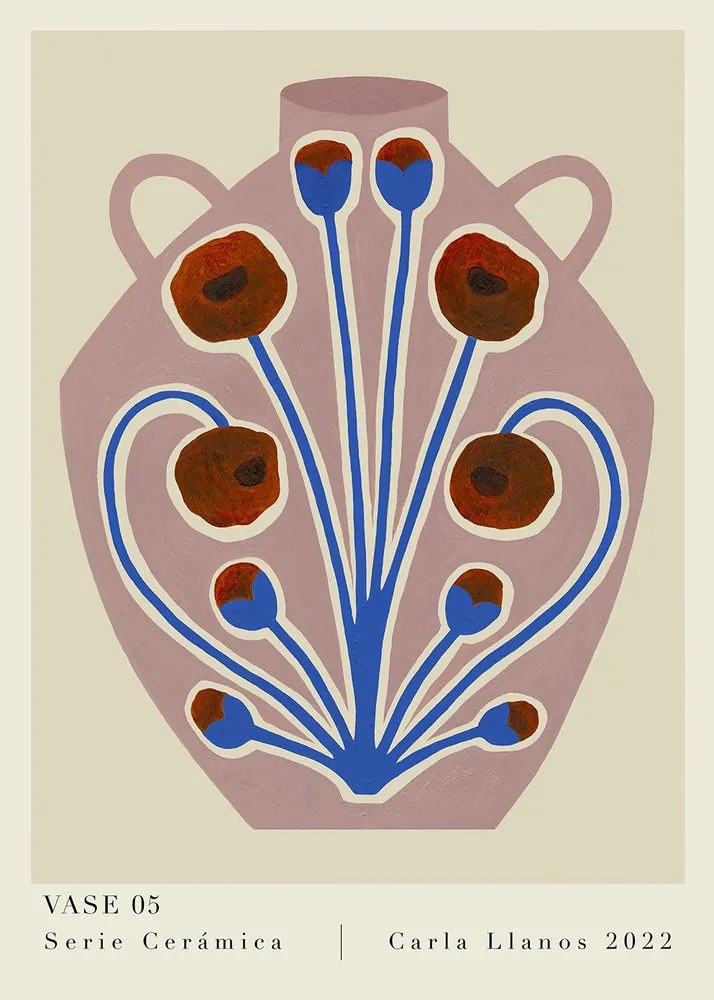 Moikka Plagát Vase 05 by Carla Llanos 30x40