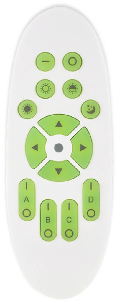 TOP LIGHT Svetlo nástenné-stropné Norman 50C RC, Čierna