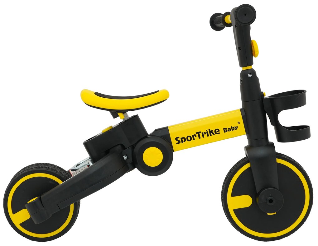 Odrážadlo Happy Bike 3v1 Sportrike ZSP.B68 - žlté