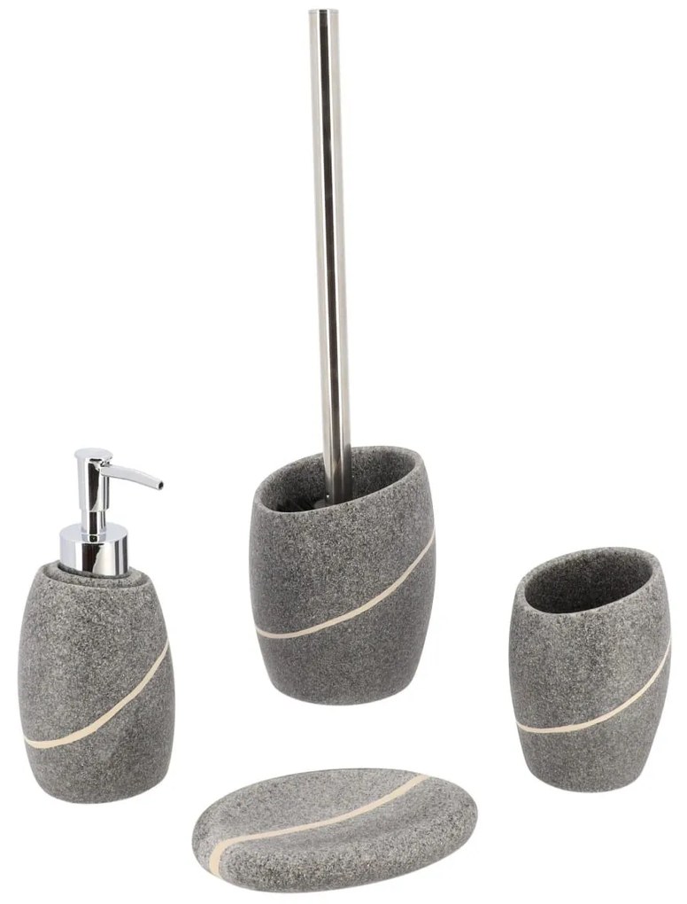 Kúpeľňový pohár Caldarela, sivá, 300 ml