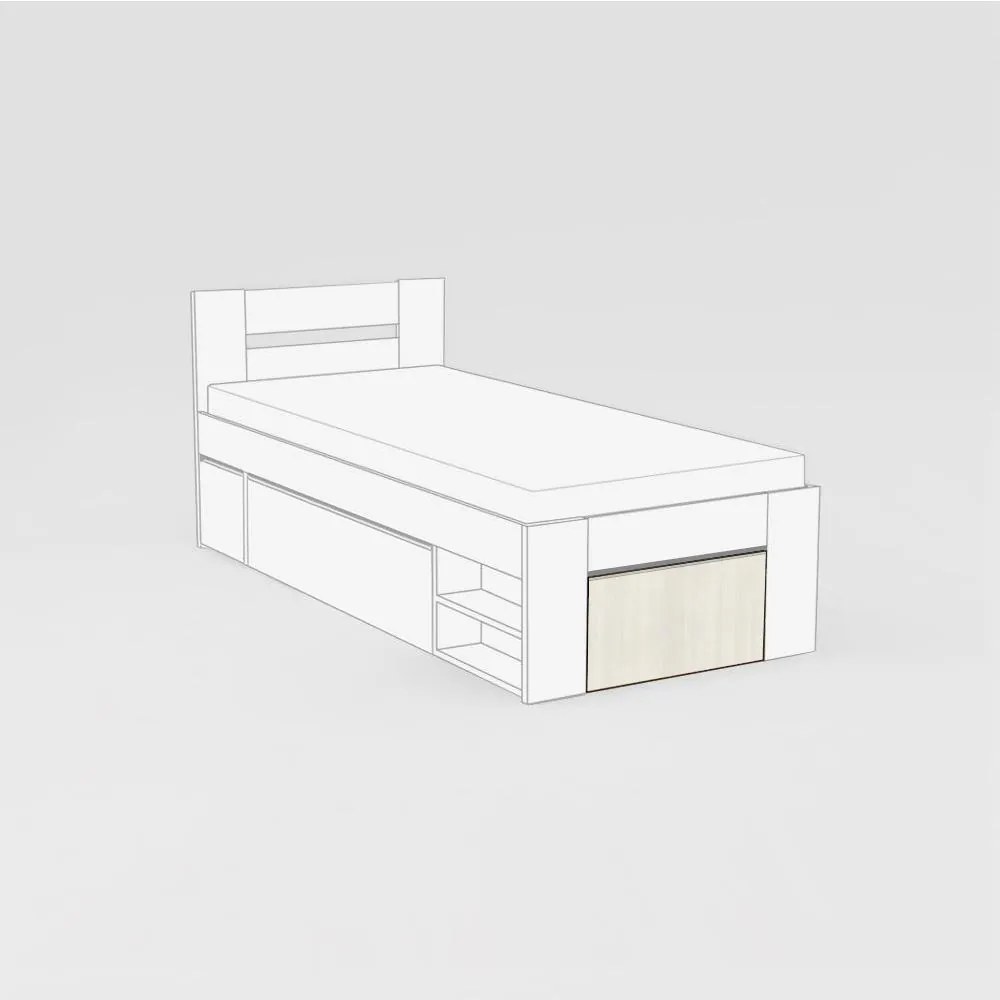 BTC KIRA ČELO 2: 90x200 Varianta: GRAPHITE