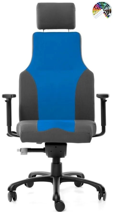 Záťažová kancelárska stolička ERGO 24/7 a ERGO MIDI čalúnenie SUEDINE