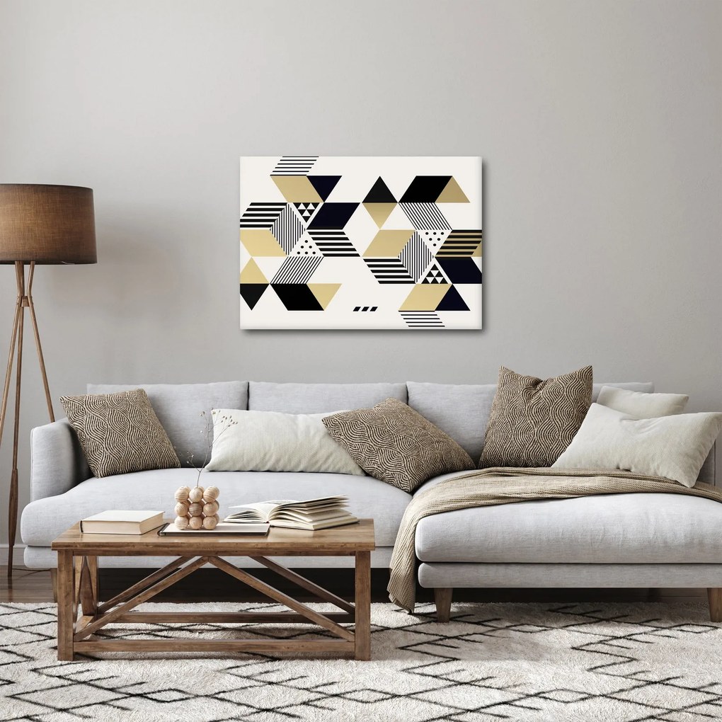 Obraz - Geometrické tvary N⁰1 (70x50 cm)