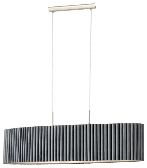 Eglo 39773 - Luster na lanku TAMARESCO 2xE27/40W/230V šedá