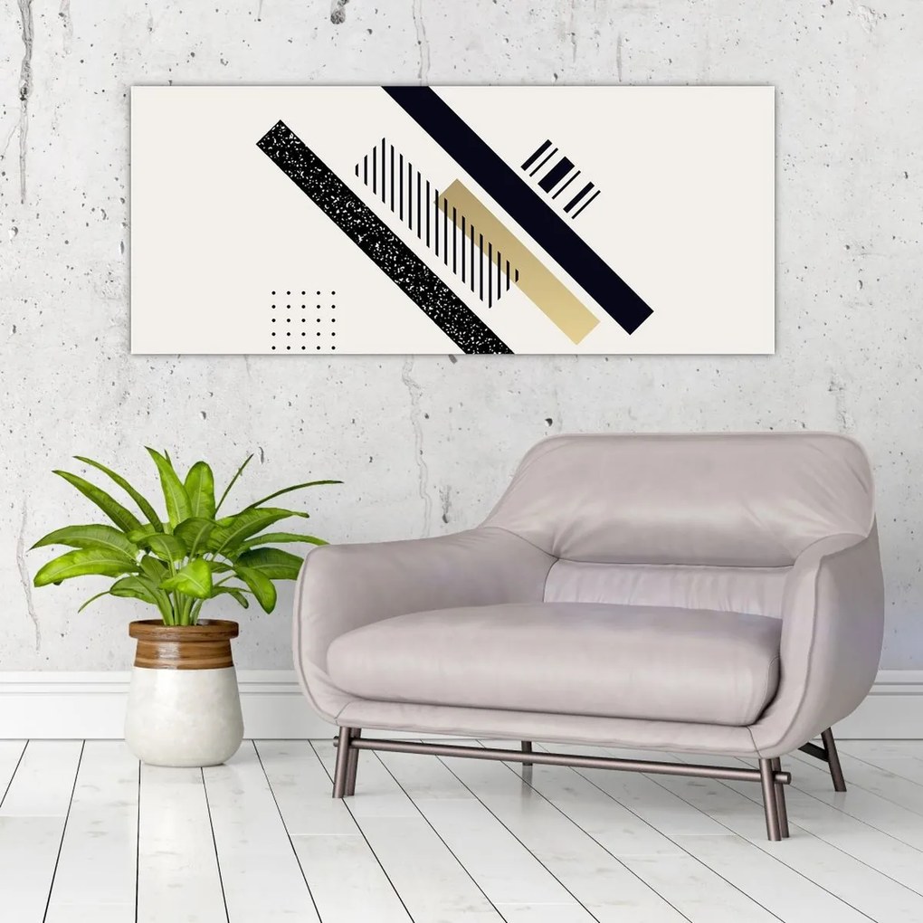 Obraz - Geometrické tvary N⁰5 (120x50 cm)
