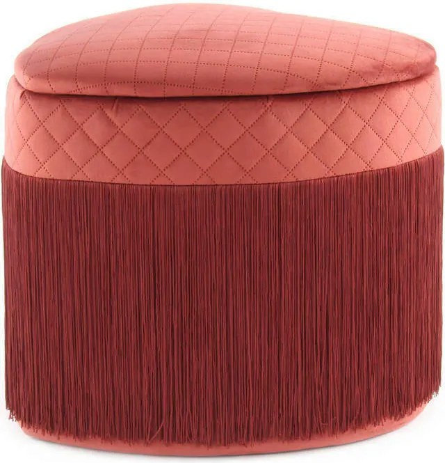XXXLutz TABURETKA, drevo, plast, textil, kompozitné drevo, 43/42/48 cm - Online Only drobný nábytok - 005937016501