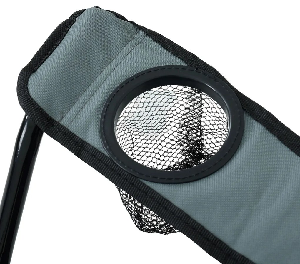 Kempingová židle ANTER šedá