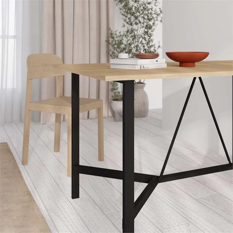 Jedálenský stôl Houseland Dalma 140 cm dub safírový