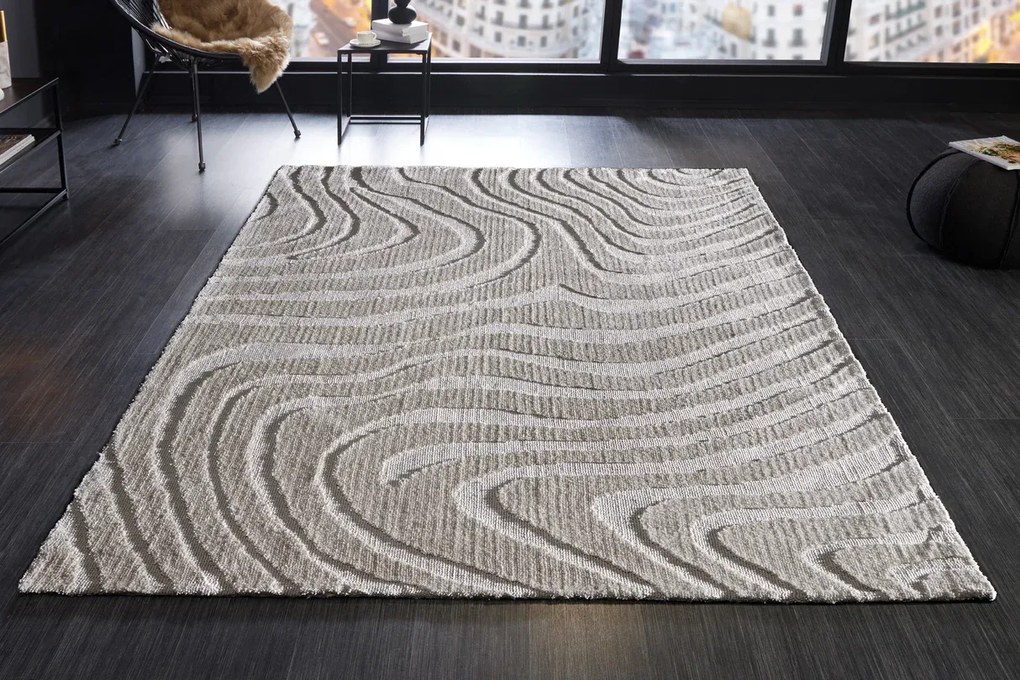 Koberec WAVE 170x240cm sivý