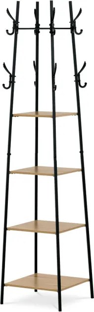 Stojanový vešiak kovový hnedý GD-170 OAK