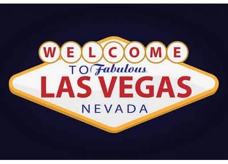 Ceduľa Welcome Las Vegas Nevada