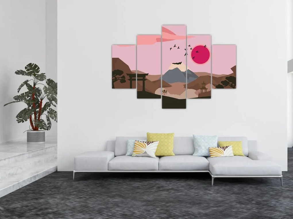 Obraz - Japonsko N⁰2 (150x105 cm)